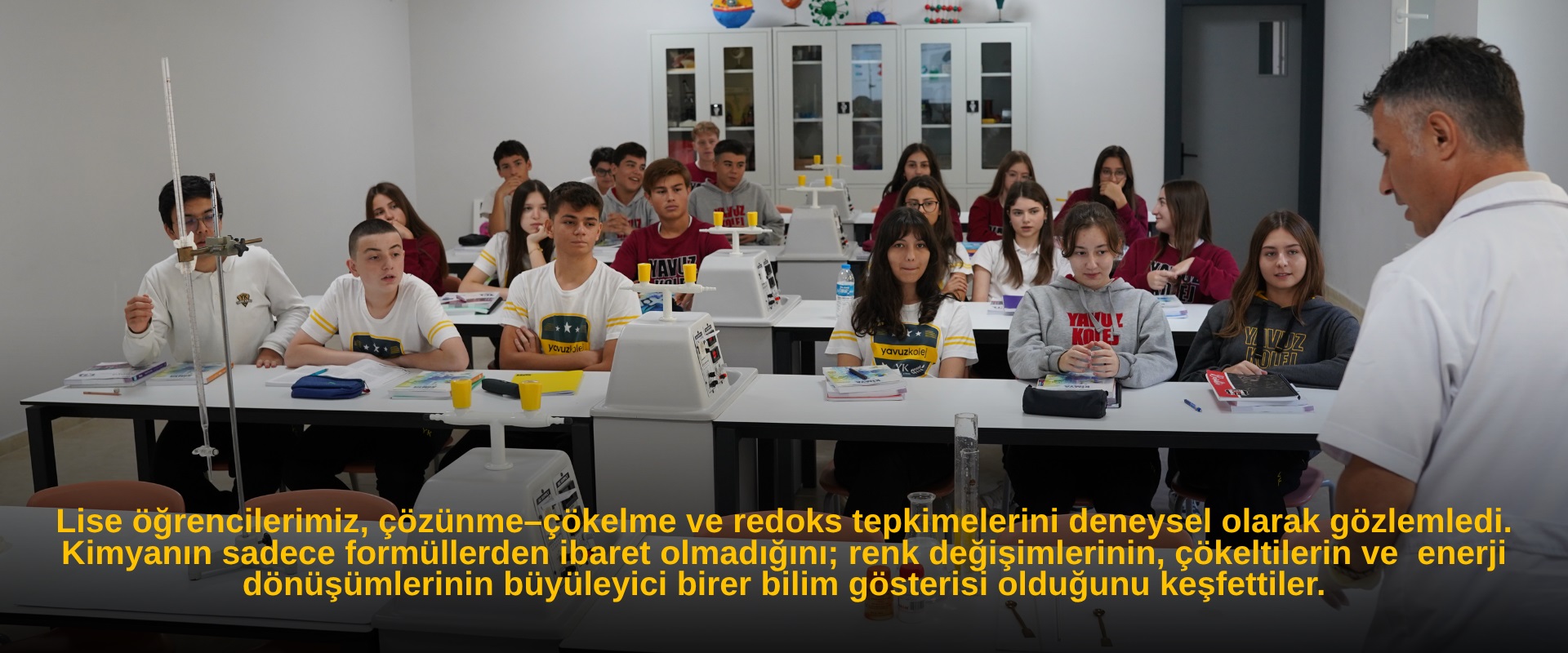 çözünme–çökelme ve redoks tepkimelerini deneysel olarak gözlemledik