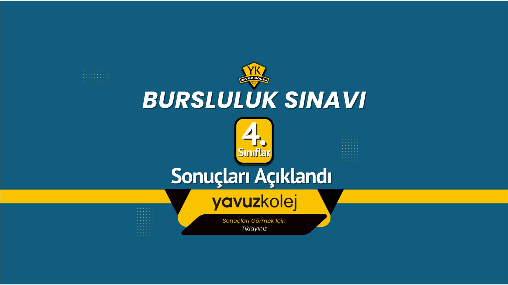 4. SINIF BURSLULUK SINAVI SONUÇLARI AÇIKLANDI