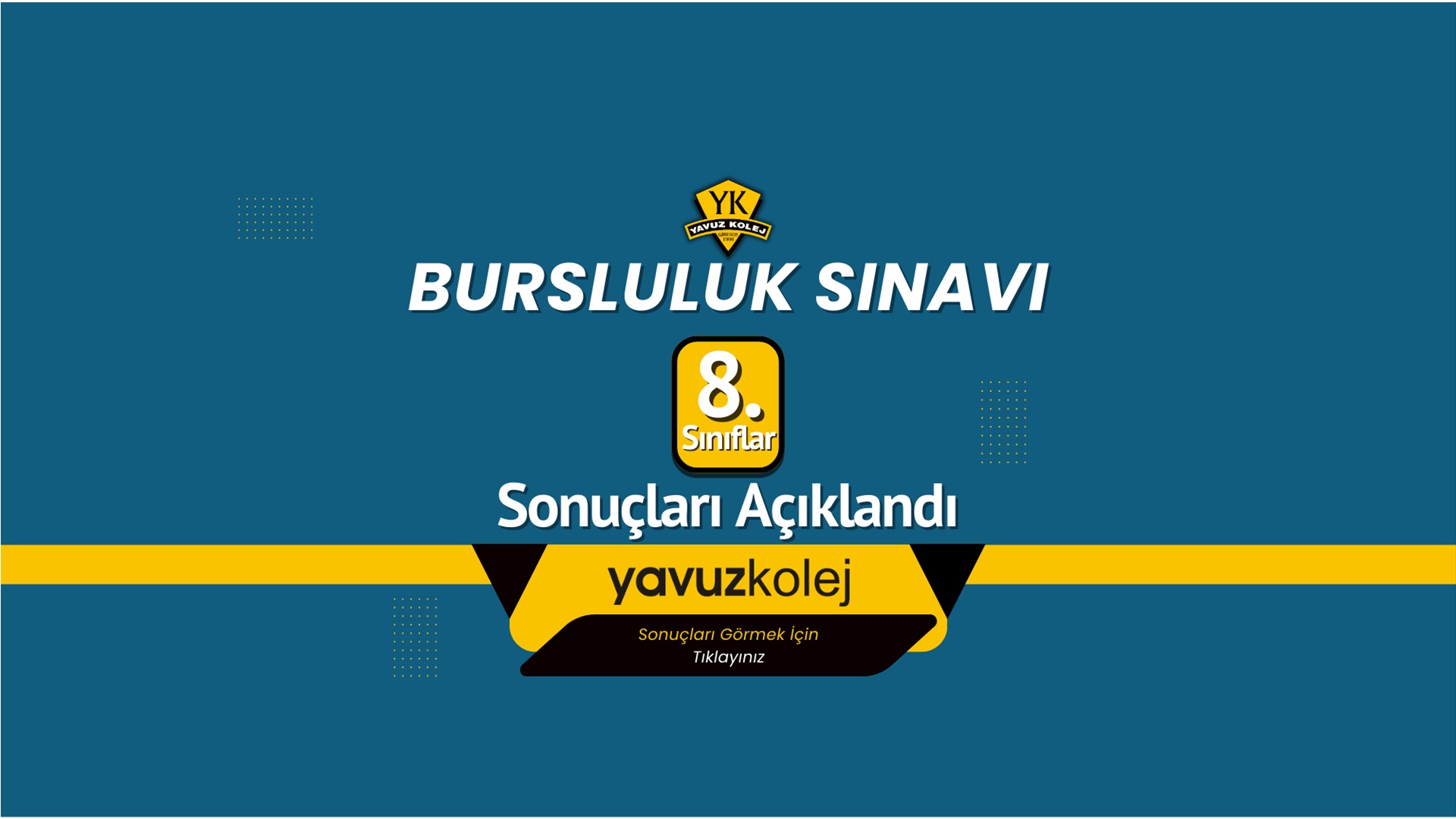 8. SINIF BURSLULUK SINAVI SONUÇLARI AÇIKLANDI