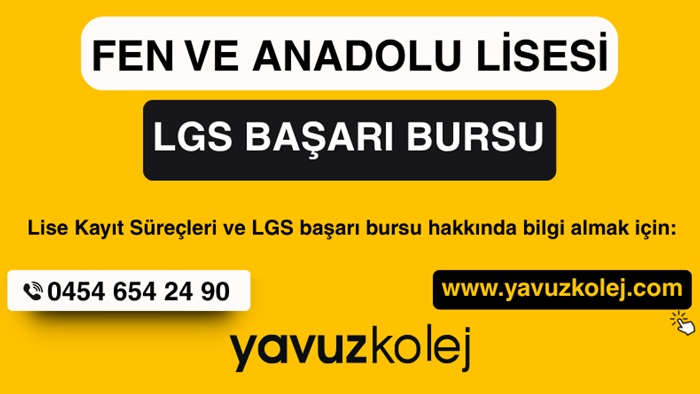 LGS BAŞARI BURSU